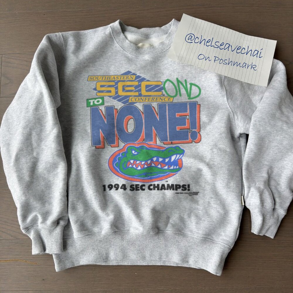 Vintage University of Florida Gators 1994 Sec Champions Football Sweatshirt
